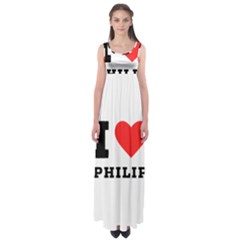 I Love Philip Empire Waist Maxi Dress by ilovewhateva