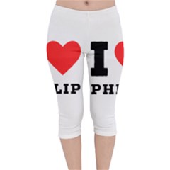 I Love Philip Velvet Capri Leggings  by ilovewhateva