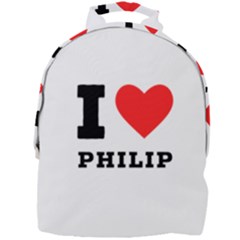 I Love Philip Mini Full Print Backpack by ilovewhateva