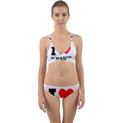 I Love Mason Wrap Around Bikini Set by ilovewhateva