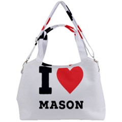 I Love Mason Double Compartment Shoulder Bag by ilovewhateva
