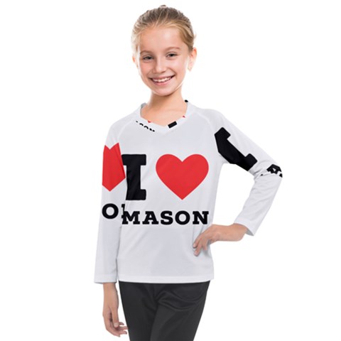 I Love Mason Kids  Long Mesh Tee by ilovewhateva