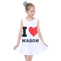 I Love Mason Kids  Summer Dress by ilovewhateva