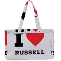I Love Russell Canvas Work Bag by ilovewhateva