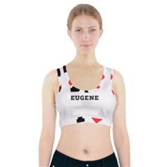 I Love Eugene Sports Bra With Pocket by ilovewhateva