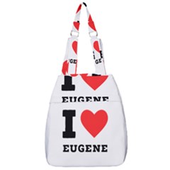 I Love Eugene Center Zip Backpack by ilovewhateva