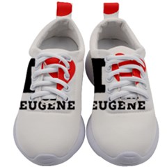 I Love Eugene Kids Athletic Shoes by ilovewhateva