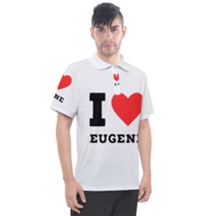 I Love Eugene Men s Polo Tee by ilovewhateva