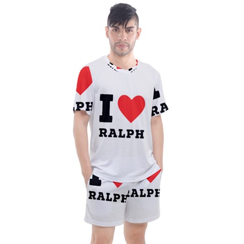 I Love Ralph Men s Mesh Tee And Shorts Set by ilovewhateva