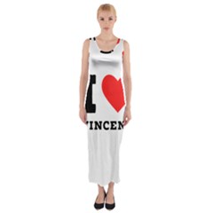 I Love Vincent  Fitted Maxi Dress by ilovewhateva