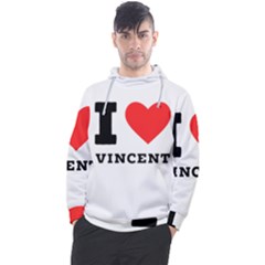 I Love Vincent  Men s Pullover Hoodie by ilovewhateva