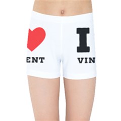 I Love Vincent  Kids  Sports Shorts