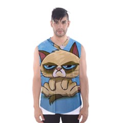 Grumpy Cat Men s Basketball Tank Top