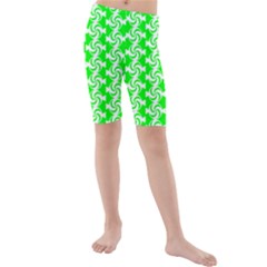 Candy Illustration Pattern Kids  Mid Length Swim Shorts