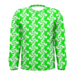 Candy Illustration Pattern Men s Long Sleeve Tee