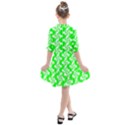 Candy Illustration Pattern Kids  All Frills Chiffon Dress View2