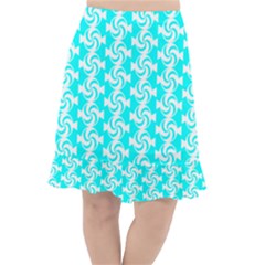 Candy Illustration Pattern Fishtail Chiffon Skirt by GardenOfOphir