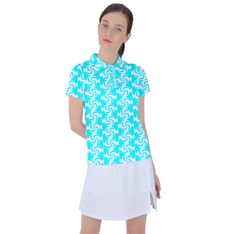 Candy Illustration Pattern Women s Polo Tee by GardenOfOphir