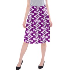 Candy Illustration Pattern Midi Beach Skirt