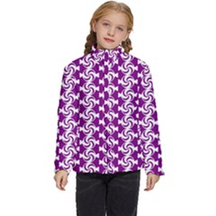 Candy Illustration Pattern Kids  Puffer Bubble Jacket Coat by GardenOfOphir