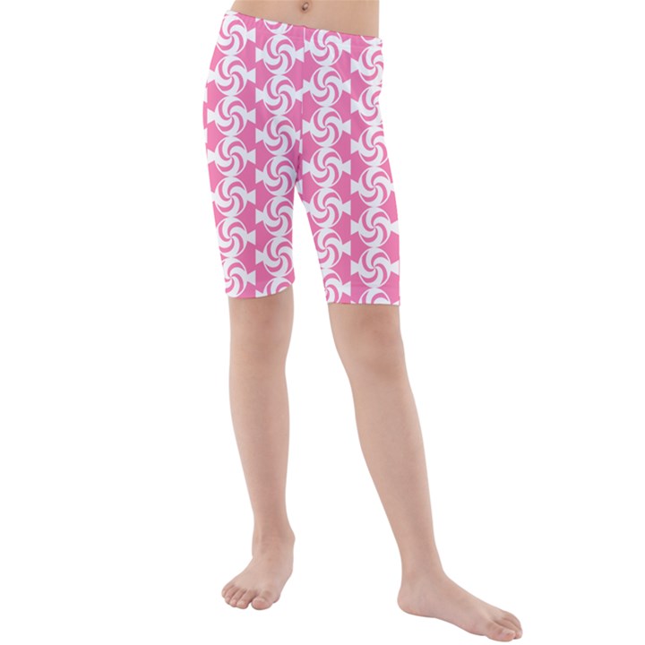 Cute Candy Illustration Pattern For Kids And Kids At Heart Kids  Mid Length Swim Shorts