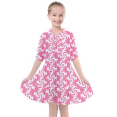 Cute Candy Illustration Pattern For Kids And Kids At Heart Kids  All Frills Chiffon Dress