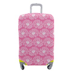 Pink Gerbera Daisy Vector Tile Pattern Luggage Cover (small) by GardenOfOphir