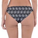 Black And White Gerbera Daisy Vector Tile Pattern Reversible Hipster Bikini Bottoms View4