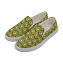 Gerbera Daisy Vector Tile Pattern Women s Canvas Slip Ons View2