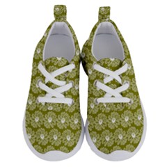 Gerbera Daisy Vector Tile Pattern Running Shoes by GardenOfOphir