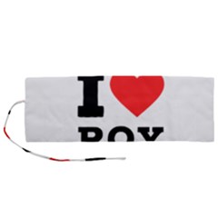 I Love Roy Roll Up Canvas Pencil Holder (m) by ilovewhateva