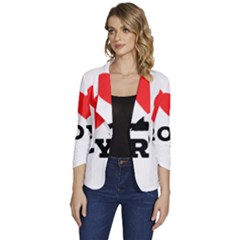 I Love Roy Women s One-button 3/4 Sleeve Short Jacket by ilovewhateva