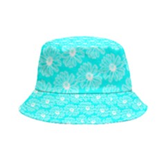 Gerbera Daisy Vector Tile Pattern Inside Out Bucket Hat