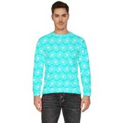 Gerbera Daisy Vector Tile Pattern Men s Fleece Sweatshirt by GardenOfOphir