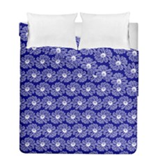 Gerbera Daisy Vector Tile Pattern Duvet Cover Double Side (full/ Double Size) by GardenOfOphir