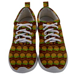 Burger Snadwich Food Tile Pattern Mens Athletic Shoes