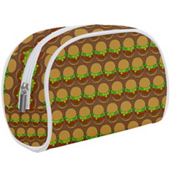 Burger Snadwich Food Tile Pattern Make Up Case (large) by GardenOfOphir