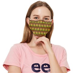 Burger Snadwich Food Tile Pattern Fitted Cloth Face Mask (Adult)