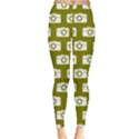 Modern Chic Vector Camera Illustration Pattern Leggings  View1