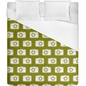 Modern Chic Vector Camera Illustration Pattern Duvet Cover (California King Size) View1