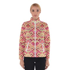 Trendy Chic Modern Chevron Pattern Women s Bomber Jacket by GardenOfOphir