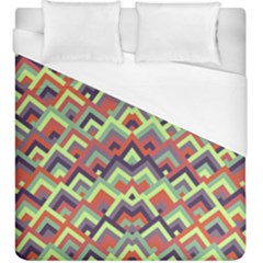 Trendy Chic Modern Chevron Pattern Duvet Cover (King Size)