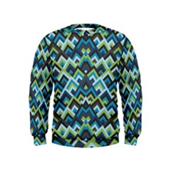 Trendy Chic Modern Chevron Pattern Kids  Sweatshirt