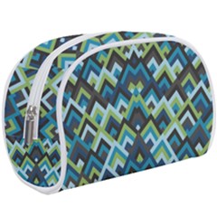 Trendy Chic Modern Chevron Pattern Make Up Case (large) by GardenOfOphir