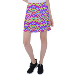 Colorful Trendy Chic Modern Chevron Pattern Tennis Skirt by GardenOfOphir