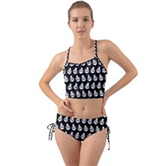 Ladybug Vector Geometric Tile Pattern Mini Tank Bikini Set by GardenOfOphir