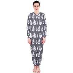 Ladybug Vector Geometric Tile Pattern Onepiece Jumpsuit (ladies) by GardenOfOphir