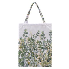 Gold And Green Eucalyptus Leaves Classic Tote Bag by Jack14