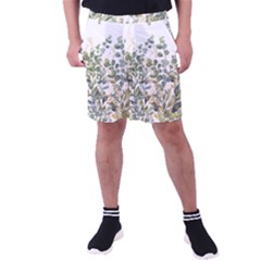 Gold And Green Eucalyptus Leaves Men s Pocket Shorts by Jack14