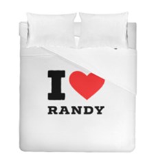 I Love Randy Duvet Cover Double Side (full/ Double Size) by ilovewhateva